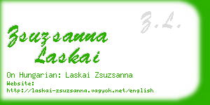 zsuzsanna laskai business card